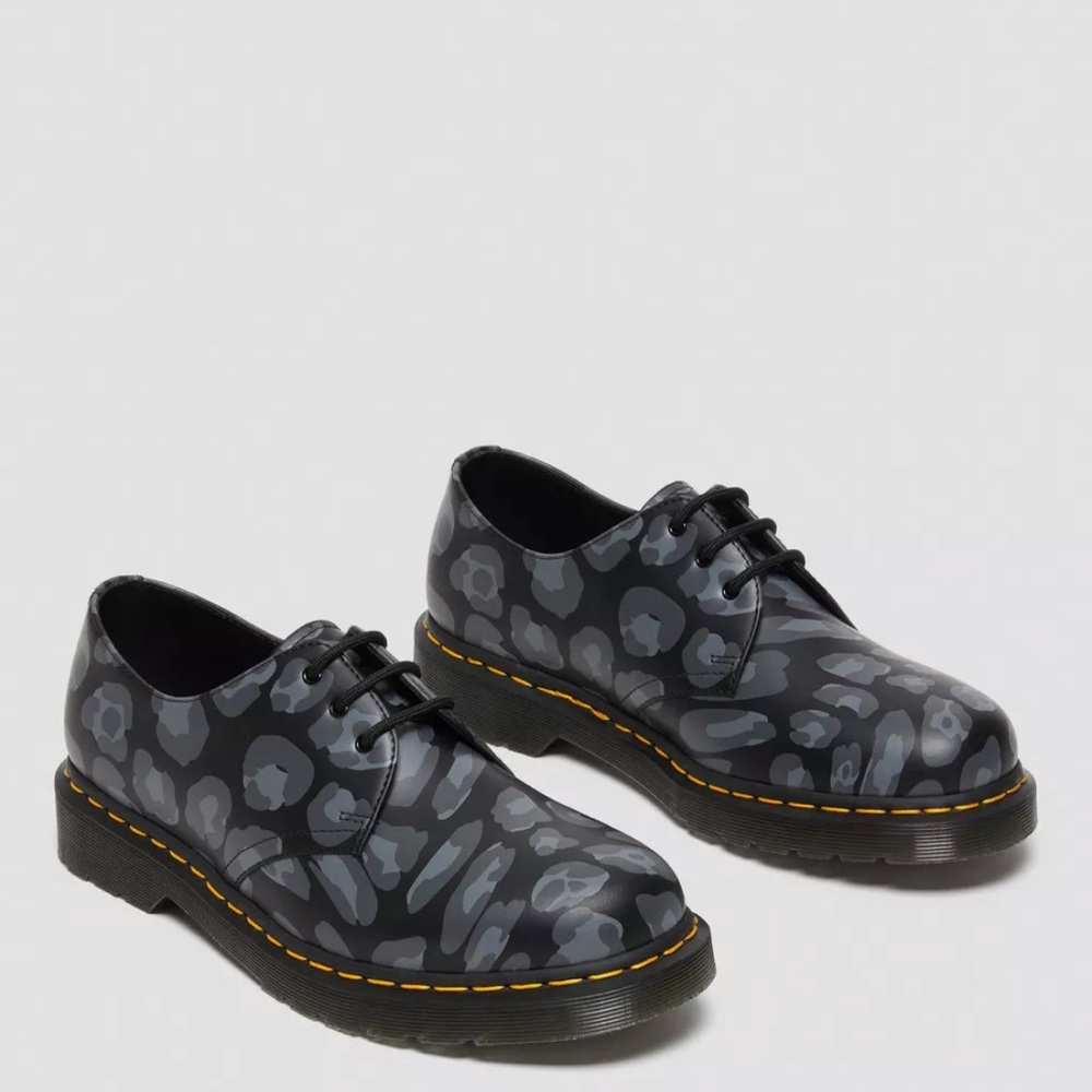 NWOT Doc Marten 1461 Distorted Leopard Oxford Shoes